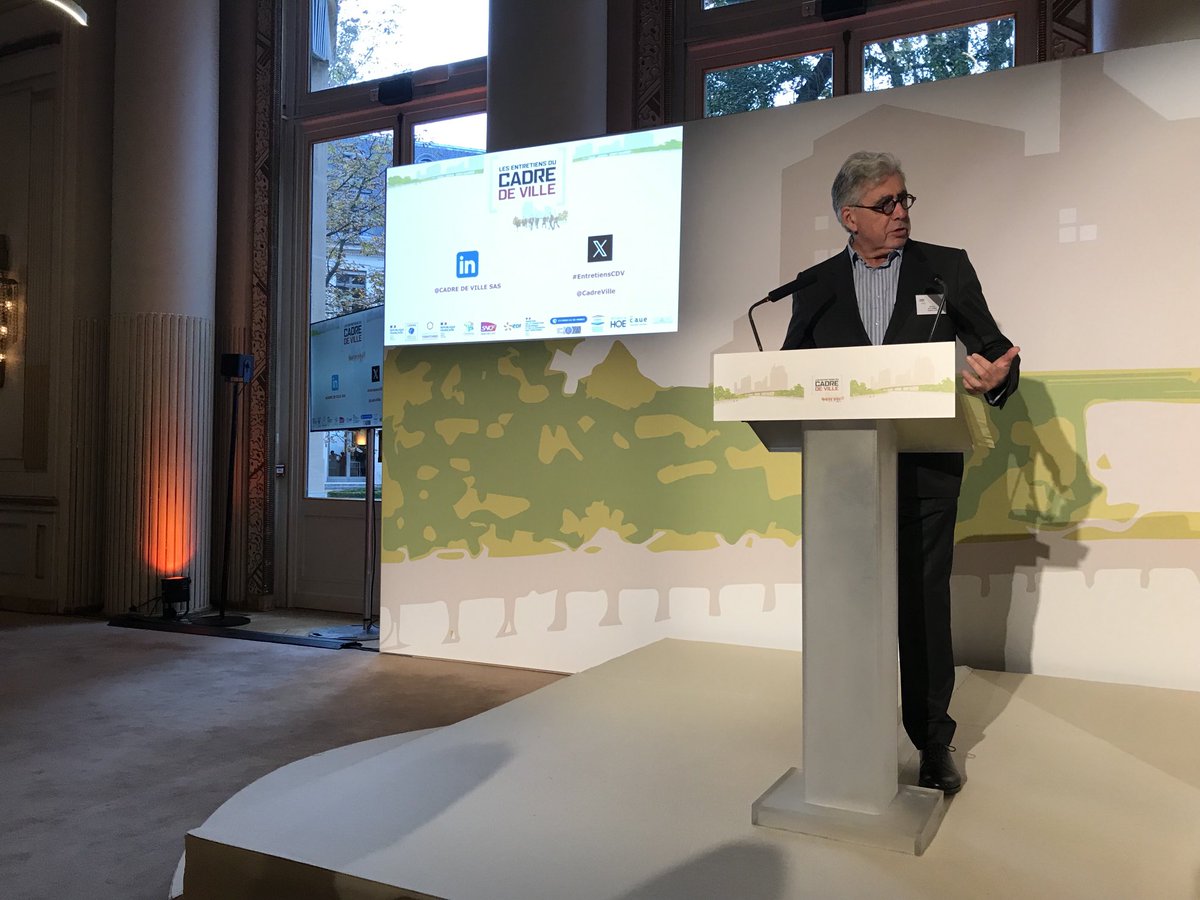 #EntretiensCDV : l’aménagement entre adaptation, sobriété et transition juste, c’est parti pour une journée entière de débats avec ⁦<a href="/Cambau_cdv/">Cambau Rémi</a>⁩ à la baguette !