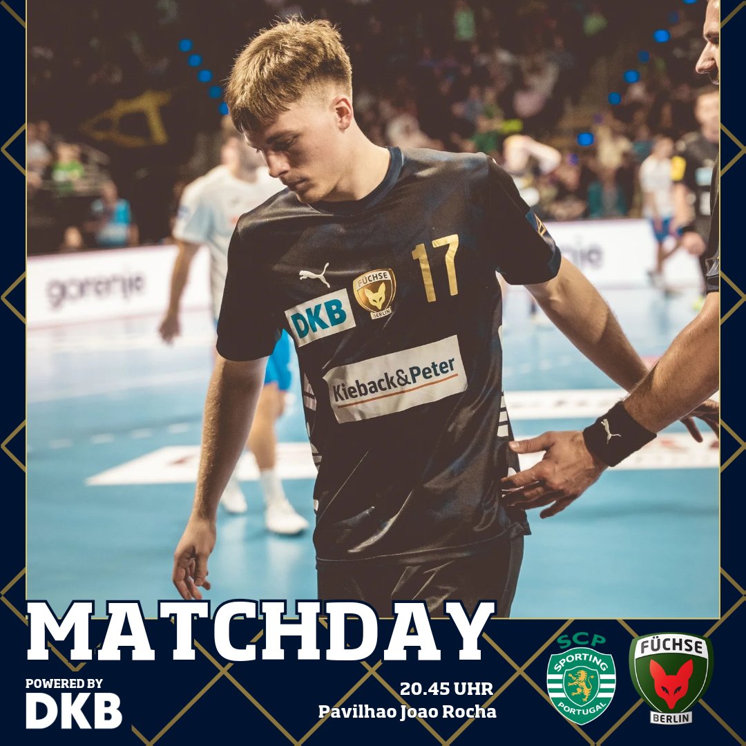 Füchse Berlin (@fuechseberlin) on Twitter photo Als aktueller Tabellenführer in Deutschland reisen wir zum aktuellen Tabellenführer in Portugal. Topspiel der <a href="/ehfcl/">EHF Champions League</a> in Lissabon!
🗓️ Donnerstag, 17. Oktober, 20.45 Uhr
🏟️ Pavilhao Joao Rocha
📺 live bei DYN und Pluto TV
📸 Hasper Als aktueller Tabellenführer in Deutschland reisen wir zum aktuellen Tabellenführer in Portugal. Topspiel der <a href="/ehfcl/">EHF Champions League</a> in Lissabon!
🗓️ Donnerstag, 17. Oktober, 20.45 Uhr
🏟️ Pavilhao Joao Rocha
📺 live bei DYN und Pluto TV
📸 Hasper
