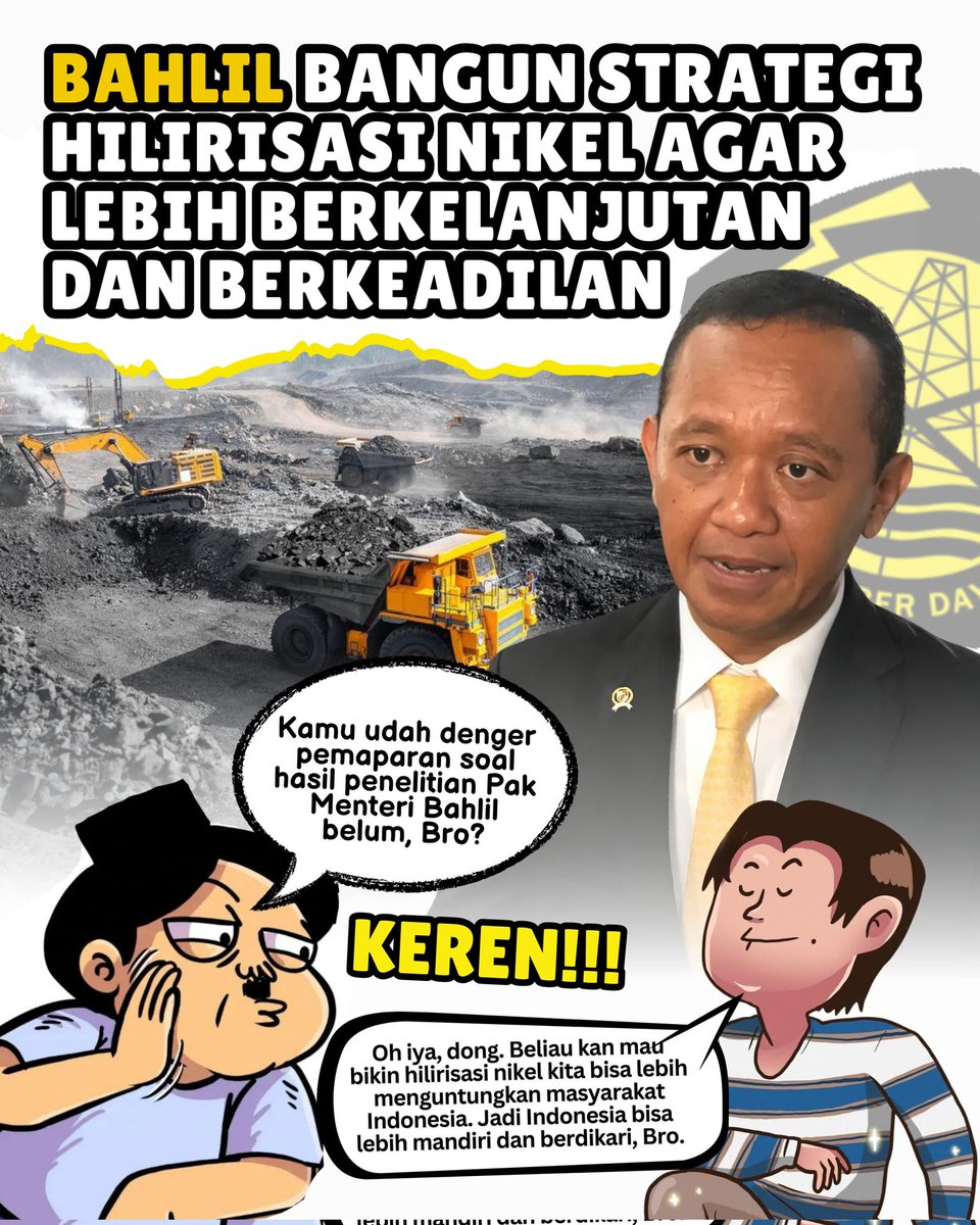 antvrs9's tweet photo. Doktor Bahlil menjadikan hilirisasi berklanjutan dan komitmen bermanfaat bagi rakyat https://t.co/yoqMQL2Z6f