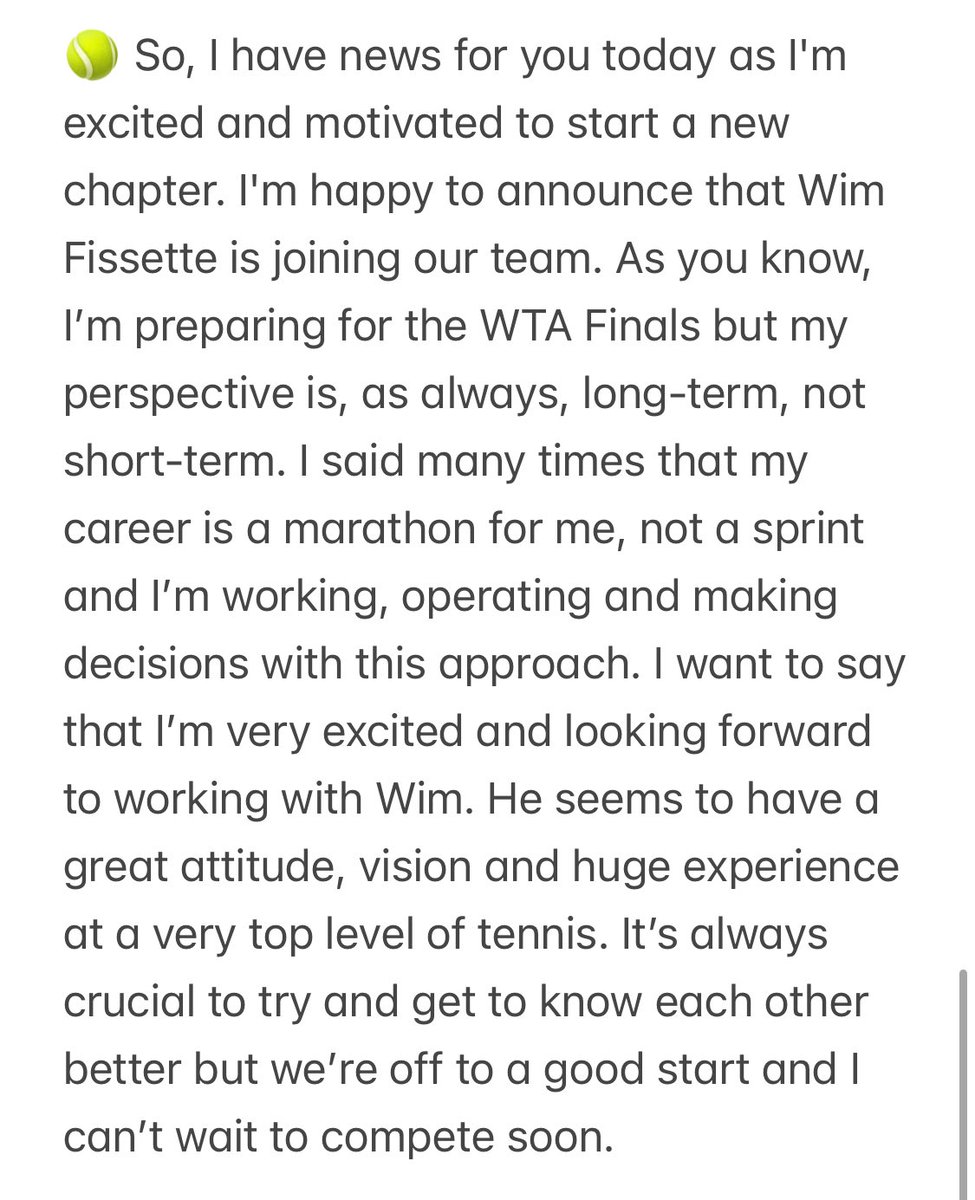 iga_swiatek's tweet image. Some news ⤵️