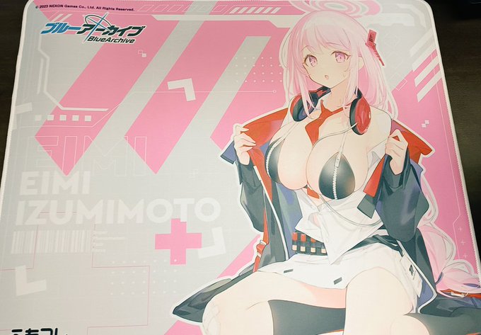 エイミのマット届いた 割りとでかい マットがね 