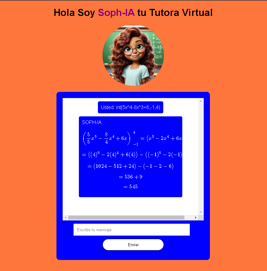 CymonsVitriago's tweet photo. ✨ Creando mi primer Tutor Virtual con IA: ¡Conoce a SOPH-IA! ✨. Este proyecto nace con el objetivo de ayudar en materias como Matemáticas, Física, Computación e Inglés. 🧠💡
#InteligenciaArtificial #TutorVirtual #IA #OpenAI #SOPHIA #Tecnología #Educación #Innovación #Aprender https://t.co/XR7TP0iTyB