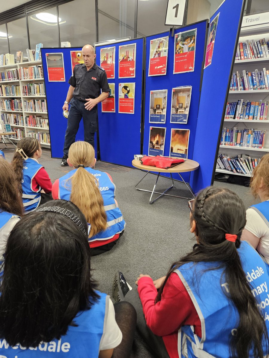 Y6 are also learning about fire safety.