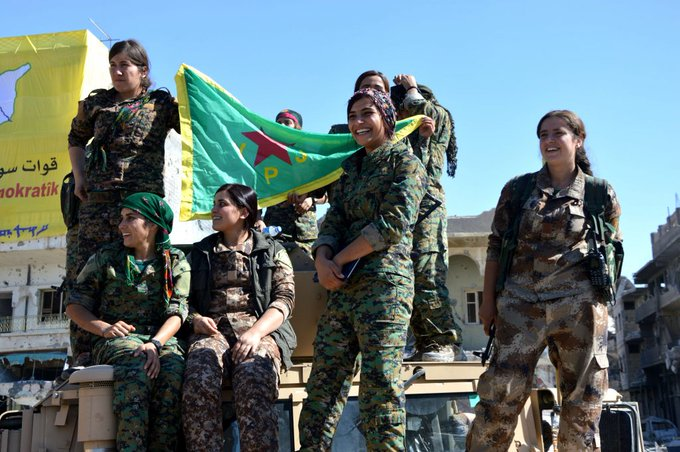 7 years ago, the Syrian Democratic Forces, the YPG and #YPJ liberated the former ISIS capital of #Raqqa, saving the lives of tens of thousands of people from the reign of terror.