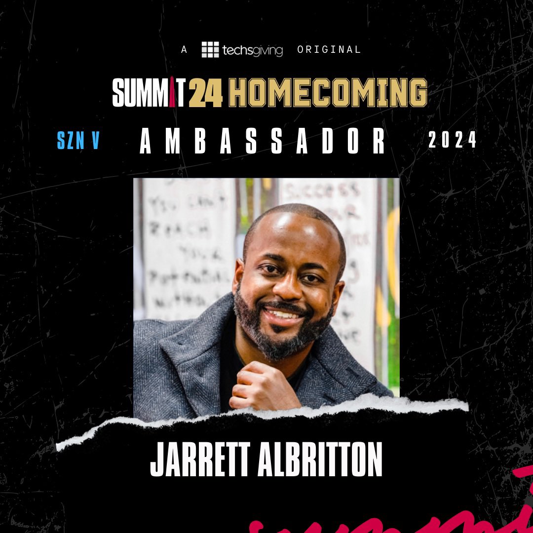 Jarrett Albritton (@doctanyc) on Twitter photo Excited to be part of <a href="/techsgiving/">Techsgiving</a> this year as an Ambassador.
If you're seeking job opportunities or to learn new Tech skills, this is the place to be!
Get your ๐๏ธ at <a href="/techsgiving/">Techsgiving</a>, link in their bio.
#Techsgiving #TGS24Ambassador #BlackTechTwitter Excited to be part of <a href="/techsgiving/">Techsgiving</a> this year as an Ambassador.
If you're seeking job opportunities or to learn new Tech skills, this is the place to be!
Get your ๐๏ธ at <a href="/techsgiving/">Techsgiving</a>, link in their bio.
#Techsgiving #TGS24Ambassador #BlackTechTwitter