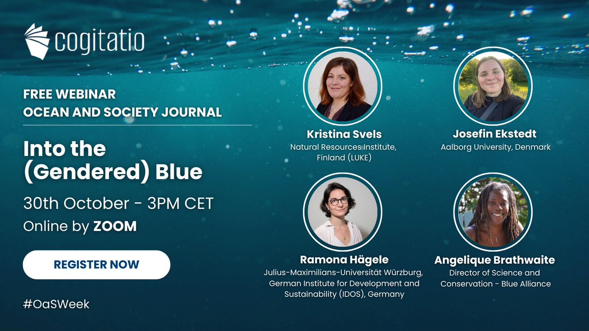 Sisters in the Arctic Blue (@sab_netwk) on Twitter photo One week until the "Into the (Gendered) Blue" webinar, were the <a href="/SAB_Netwk/">Sisters in the Arctic Blue</a> newest publication will be presented by <a href="/ekstedt_josefin/">Josefin Ekstedt</a> <a href="/KristinaSvels/">Kristina Svels</a> 
Register here: us06web.zoom.us/webinar/regist…
#OaSWeek One week until the "Into the (Gendered) Blue" webinar, were the <a href="/SAB_Netwk/">Sisters in the Arctic Blue</a> newest publication will be presented by <a href="/ekstedt_josefin/">Josefin Ekstedt</a> <a href="/KristinaSvels/">Kristina Svels</a> 
Register here: us06web.zoom.us/webinar/regist…
#OaSWeek
