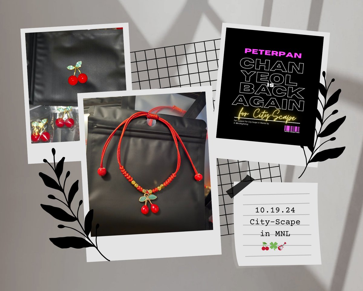 brattyjhenzy's tweet photo. City-Scape in Manila fan support bracelet &amp; brooch 

🍒 red rope braided bracelet
🍒 enamel brooch 

🖤 limited quantity (1:1) 
🍀 like &amp; RT
🎸 open for trades (pero baka on the spot lang as a tamad me magikot ikot 🤭)

See you moots ❤️ https://t.co/4xKp0ptAiU