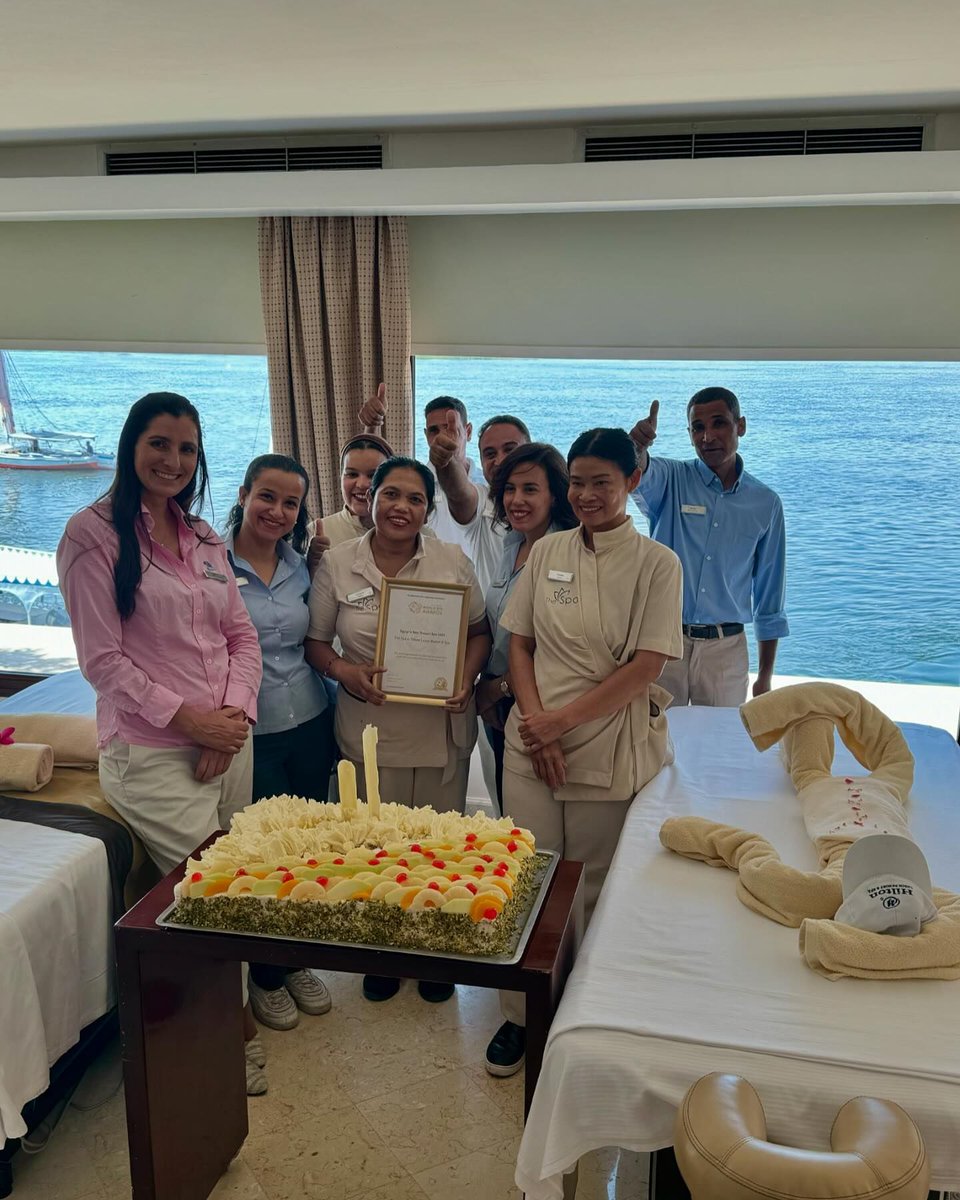 “EGYPT’S BEST RESORT SPA 2024” has been granted to our Spa at the annual @worldspaawards for the 5th consecutive year! 

#Luxor #Egypt #WeAreHilton #WeAreHospitality #wearehiltonwearehospitality #winner #spa #award #spaaward #WorldSpa #worldspaawards #HiltonLuxor