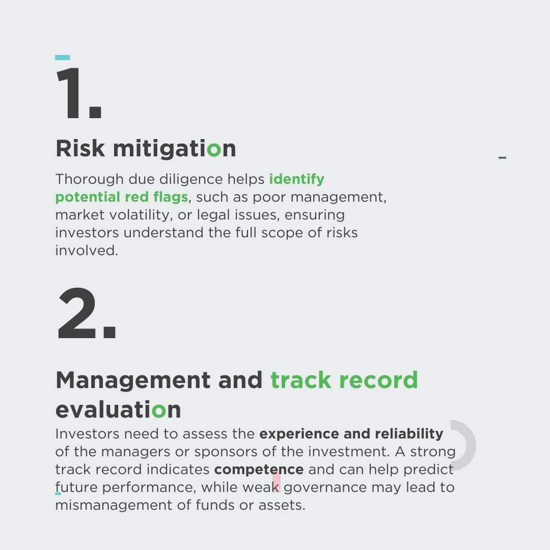 Grovest_SA's tweet photo. At Grovest, we've identified 5 key reasons why thorough due diligence is crucial for success in the alternative investment landscape. From mitigating risks to ensuring regulatory compliance, these insights are essential for every discerning South African investor. https://t.co/8vqjijbsQa