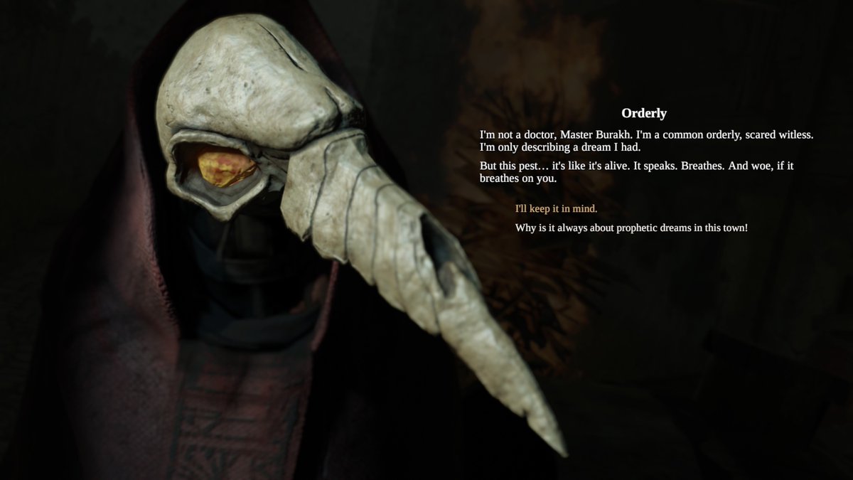 FadenCross's tweet photo. Every time I heard something about Pathologic 2 it was never about how fucking funny the writing of the game is https://t.co/OCm54GKZFV