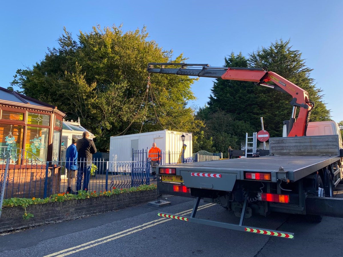 modex_spaces's tweet image. Single Unit delivered to Caerphilly Garden Centre. 

#modularbuilding