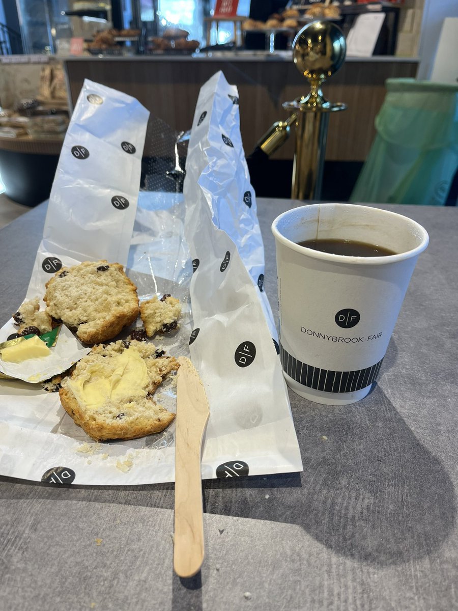 Hey <a href="/DonnybrookFair/">Donnybrook Fair</a> - what gives with all the packaging.. ? I ordered a coffee and scone to eat in at your Dundrum store .. why not a plate and mug?