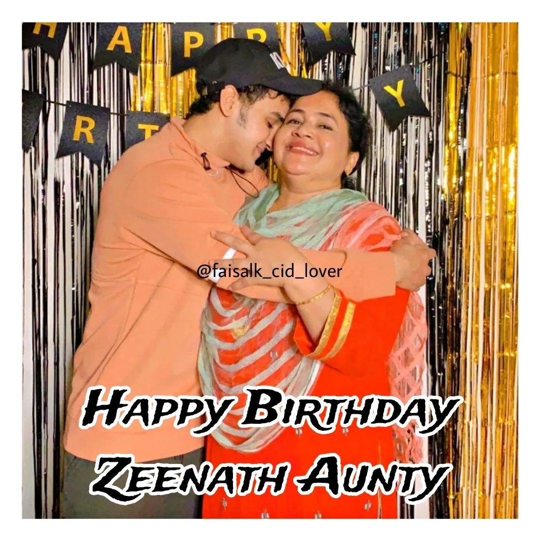 anamikasingh109's tweet image. On your birthday we wish for you that whatever you want most in life it comes to you just the way you imagined it or better. Happy birthday Zeenath Aunty 🎂🎂🎂🎂
@faisalkofficial 
#fkarmy #faisalk_cid_lover