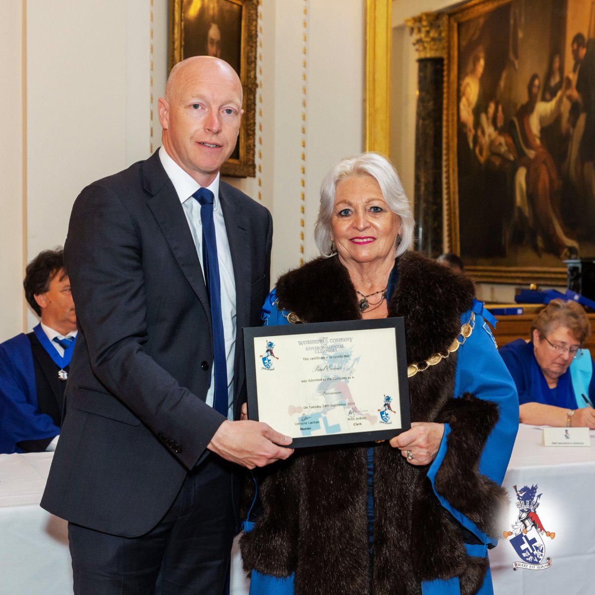 The Court is delighted to welcome four new Freemen to the Company: Lee Andrews, Paul Evans, Steve Harrop, Bob Spence, and Tomas Gronager. Additionally, Richard Felton has been inducted as a new Liveryman of the Environmental Cleaners.

#WCEC #EnvironmentalCleaners #LiveryCompany