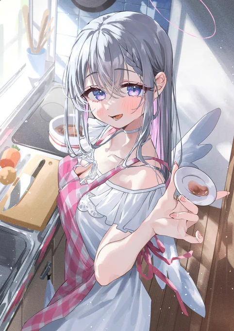 ある朝突然やってきたヤンデレ天使ちゃん2「味見をお願いできますか?」 