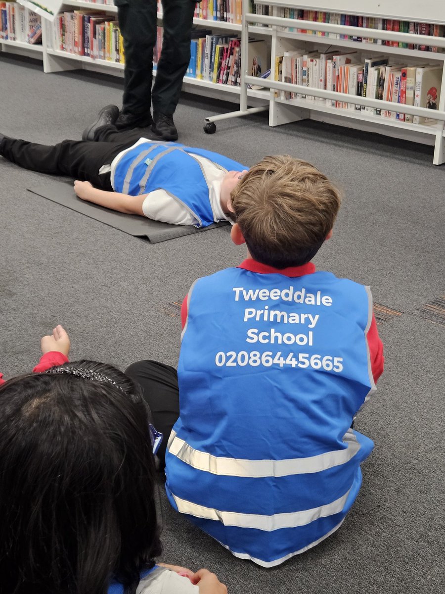 Year 6 have arrived at the venue for the Sutton Junior Citizenship event and are fully engaged learning about the emergency services, first aid and staying healthy.