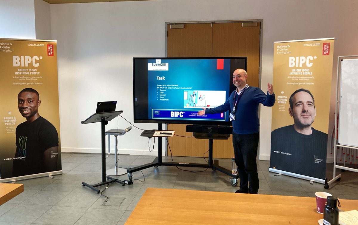 Our workshop attendees worked together to create their brand values, visuals and voice in our latest workshop Branding and the Importance of IP.

If you would like to join us and start your business journey bit.ly/BIPCworkshops

<a href="/LibraryofBham/">LibraryofBirmingham</a> <a href="/BIPC/">Business & IP Centre</a> <a href="/BhamCityCouncil/">Birmingham City Council</a> 
#Business