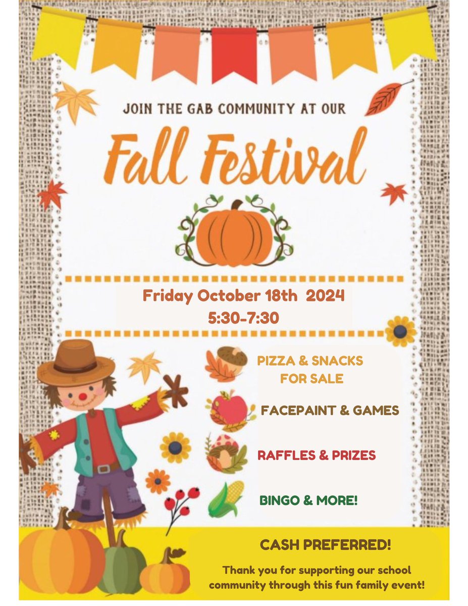 GABChamps's tweet photo. It's finally here!!!!

GAB FallFest is tomorrow night!

We can wait to see the GAB community! https://t.co/UpLmrqYpmr