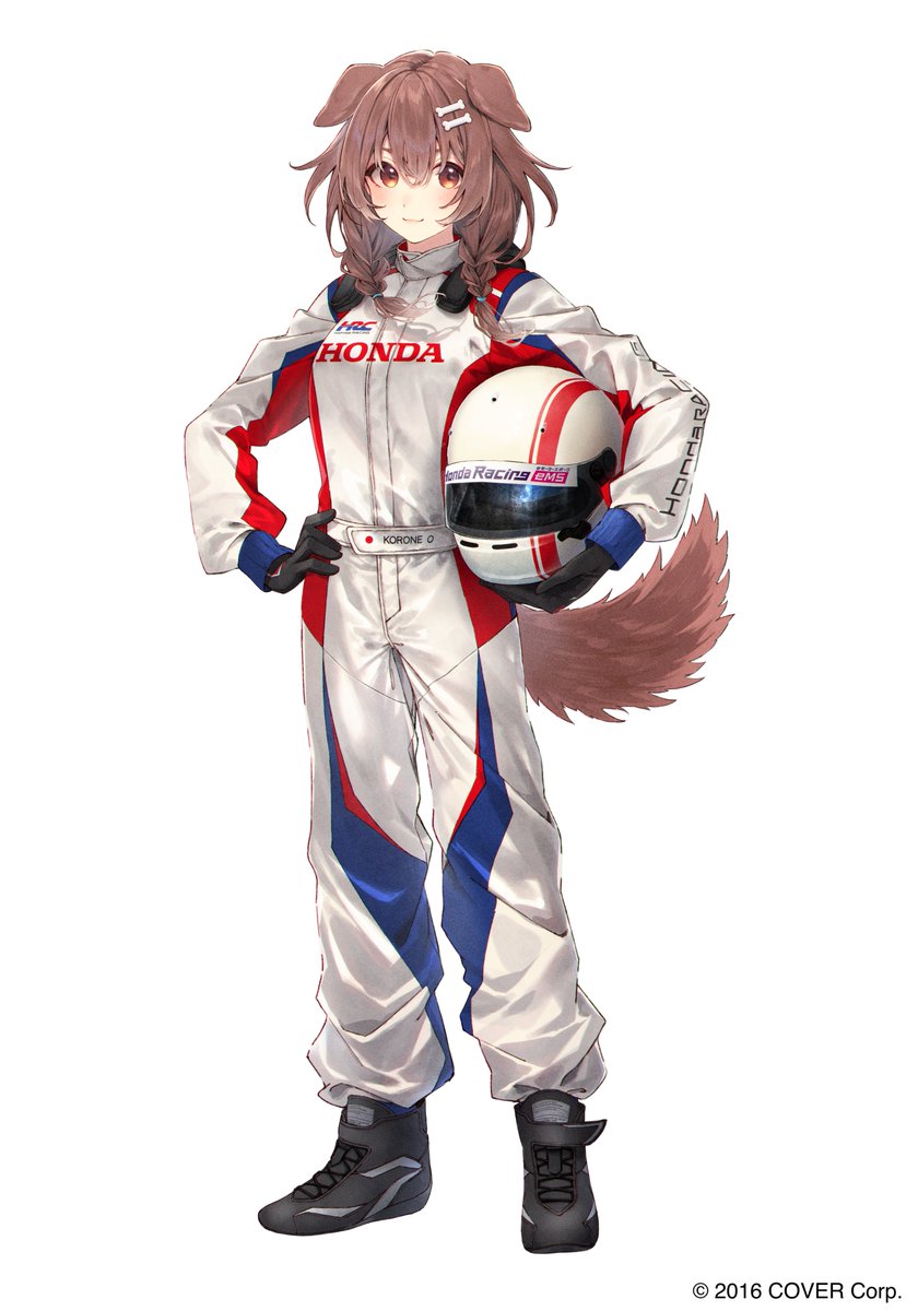 ＼　　\　　/　　／
　  #戌神ころね
　　　　×
#HondaRacingeMS
／　　/　　\　　＼

描き下ろしイラスト公開🥐🏎️💨

レーシング仕様のころねさんを
とくとご覧あれ👀‼️

 #GT7