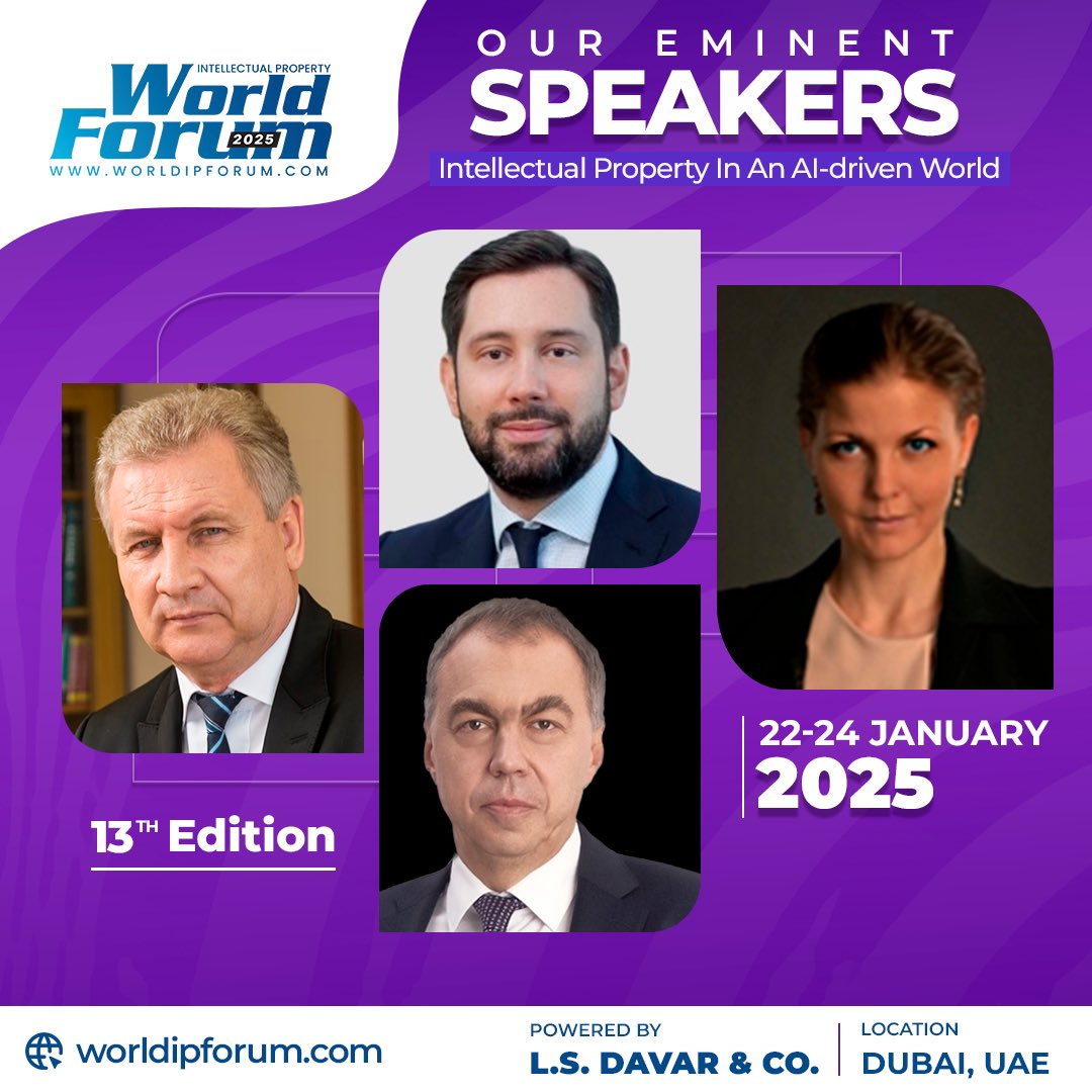 Excited for WIPF Dubai 2025! 🚀 Join us from 22-24 Jan to explore how AI is reshaping Intellectual Property with global experts. Don’t miss out!