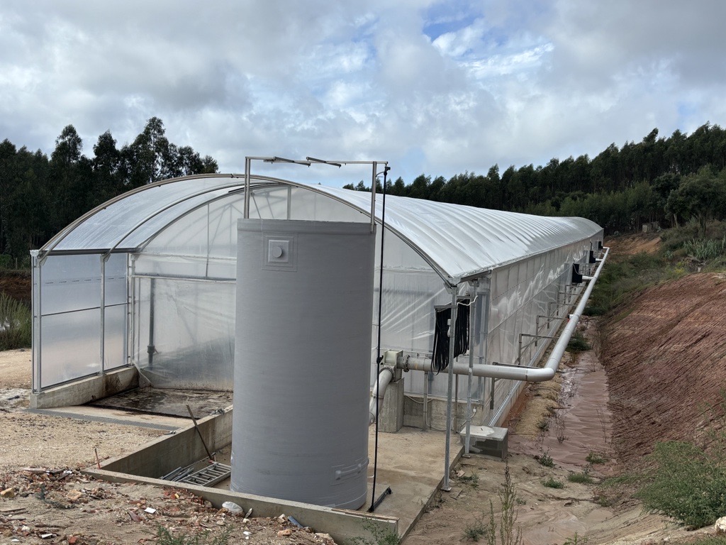 mecsegales's tweet photo. ¿Habías visto un túnel de secado de purines en acción? Funciona como un invernadero, alcanzando hasta 80°C con radiación solar. Una máquina mueve el purín (previamente acidificado para conservar el nitrógeno en fracción sólida) y secar el resto. https://t.co/jTGQsDqErG
