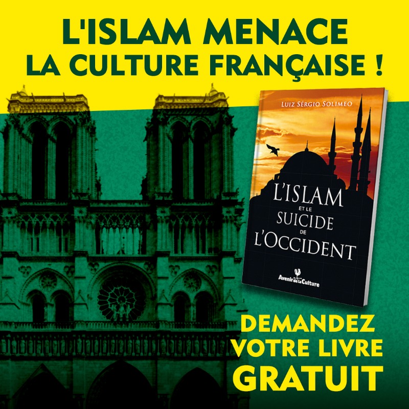 AvenirCulture's tweet photo. L’Europe est confrontée à un choix crucial : préserver ses racines chrétiennes ou succomber à l’islamisation grandissante. 

Dans 'L'islam et le suicide de l'Occident', découvrez les analyses et prédictions percutantes sur l’avenir de notre civilisation.