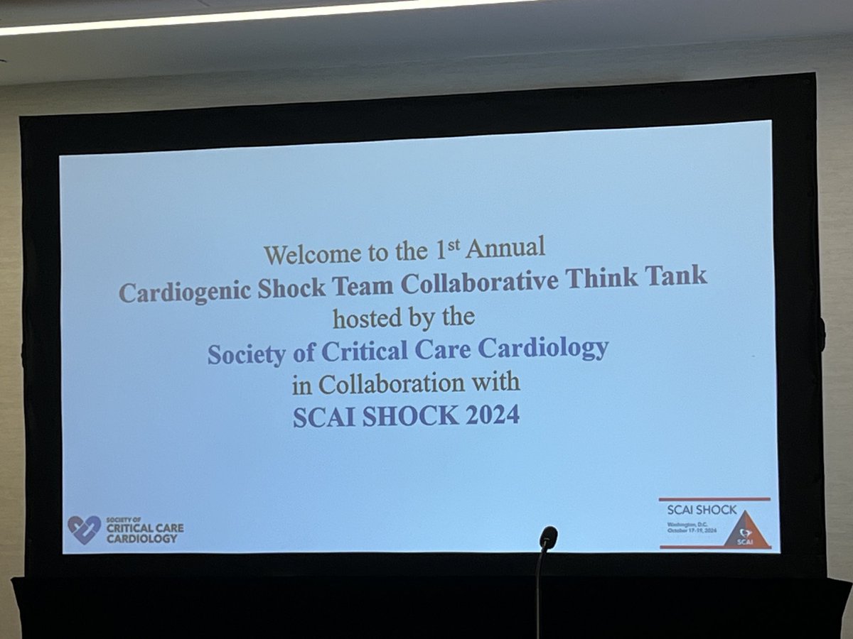 ShashankSinhaMD's tweet photo. And we’re off! @BalimSenmanMD @JasonKatzMD launch 1st ever @SocietyOfCCC Think Tank on #ShockTeams Looking forward to learning from interdisciplinary leaders around the U.S. @AnnGageMD @ElliottMillerMD @criticalecho #SCAIShock24 https://t.co/q0Rvjo4z8m