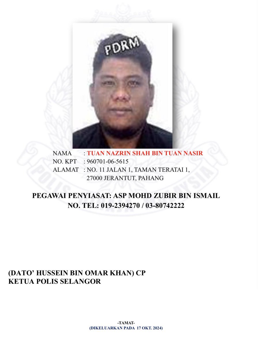 redzuanNewsMPB's tweet photo. Polis buru dua lelaki bagi siasatan kes samun berkawan dan bersenjata melibatkan jongkong emas bernilai RM5.9 juta di Puchong, Selangor. https://t.co/czOcwMzH5W