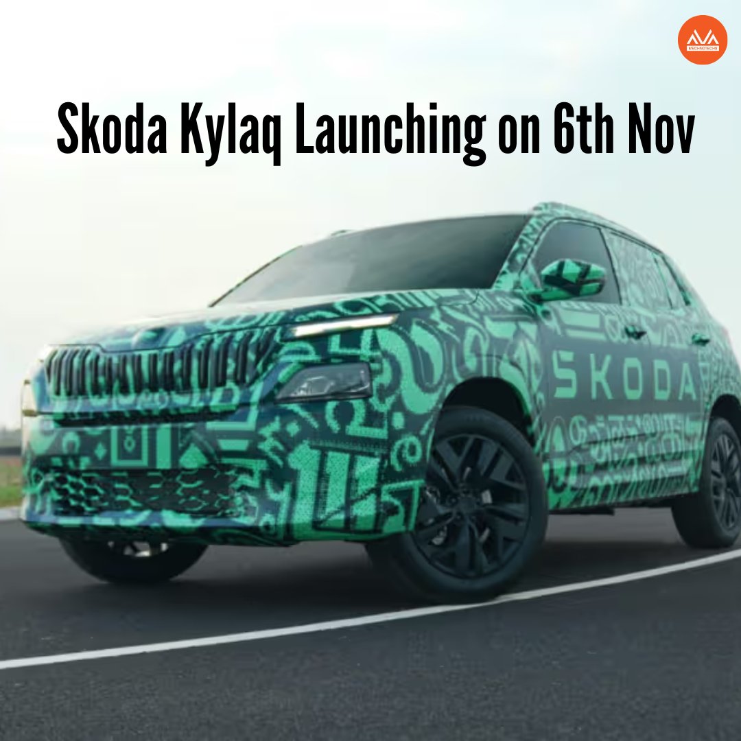 mechnotechs's tweet photo. Mark Your Calendars: Skoda Kylaq To launch On 6 Nov!
#skoda  #SkodaIndia  #ComingSoon  #automobilelaunch #Launch https://t.co/sz2mzwF3cj