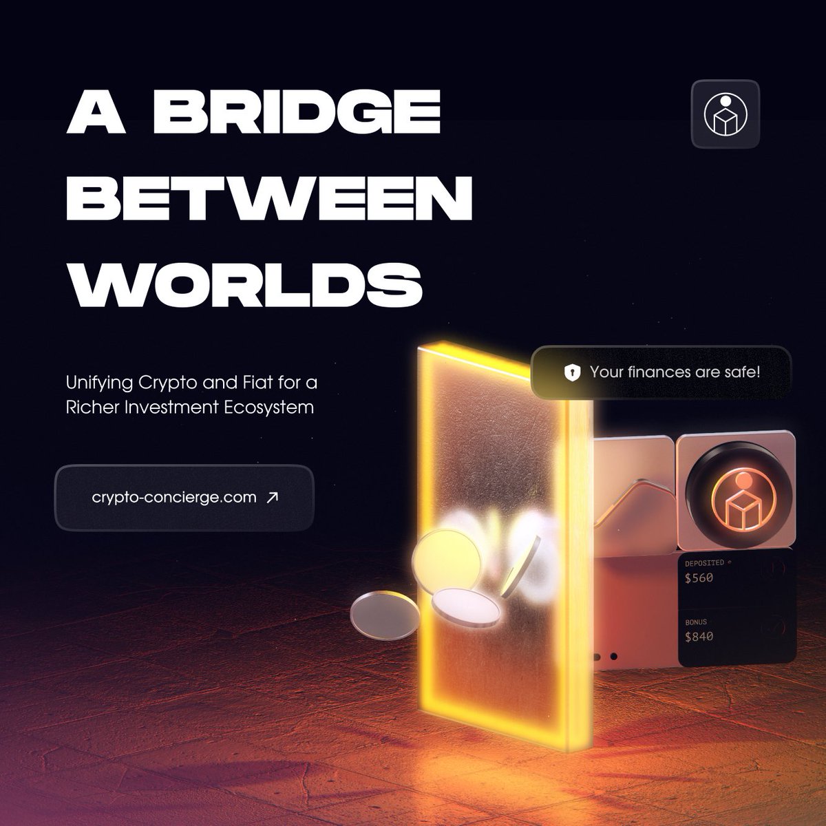 Transfers with Minimal Fees

Imagine you need to send money abroad, but traditional bank transfers come with high fees and take a lot of time. With Crypto Concierge, you can transfer funds quickly and with minimal costs!

🔊 With Crypto-Concierge, you don’t need to worry about