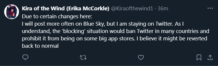 Kira of the Wind (Erika McCorkle) tweet media