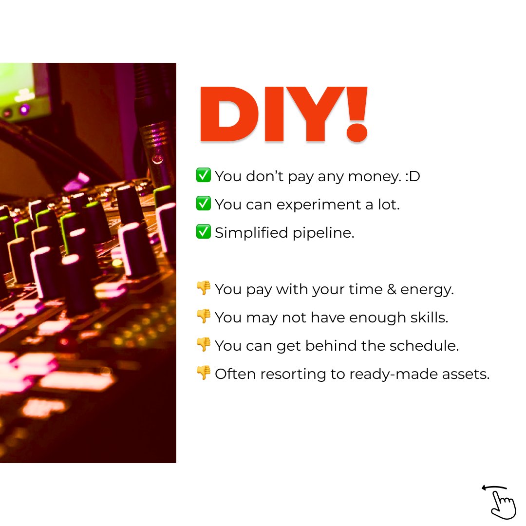 VP Production 🇺🇦 (@vpprodaudio) on Twitter photo Your #game needs audio, who you gonna call? We’re breaking down the most popular options!
BTW that’s one of the highlights of <a href="/RKruchek/">Lana Kruchek</a>'s talk, “Your Game Needs Audio: Now What?” and you can check it out live at the MEET & BUILD conference!
#gamedev #indiedev #gameaudio Your #game needs audio, who you gonna call? We’re breaking down the most popular options!
BTW that’s one of the highlights of <a href="/RKruchek/">Lana Kruchek</a>'s talk, “Your Game Needs Audio: Now What?” and you can check it out live at the MEET & BUILD conference!
#gamedev #indiedev #gameaudio