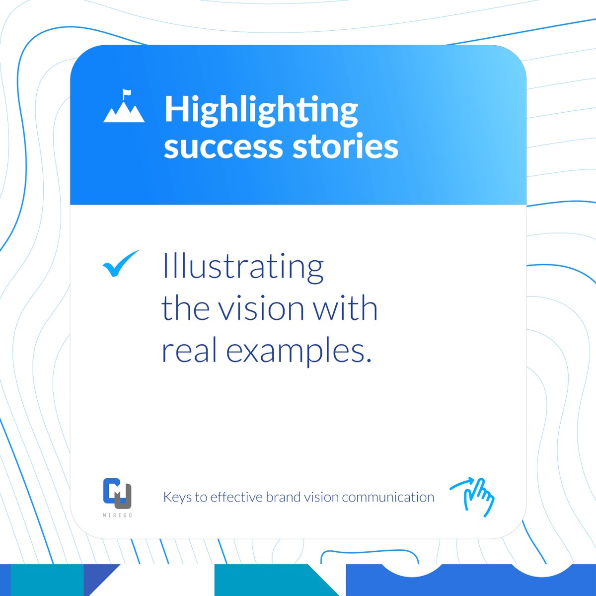 Mirego_Africa's tweet image. Clear and consistent communication of your brand vision inspires your team. 

Does your brand have success stories to share? Do you know other ways to illustrate your vision? 

Start sharing with your team now !

#consistentcommunication #brandvision #success #communication…