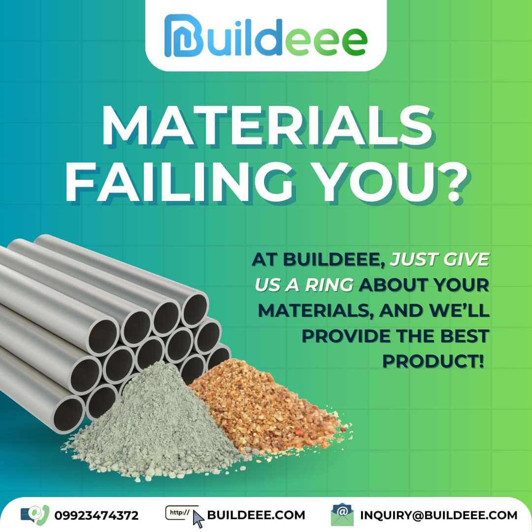 BuildeeePro's tweet photo. Materials failing you? 😫🔧 No worries! At Buildeee, just give us a ring 📞, and we’ll make sure you get the best products for your project! 💪🏗️ Quality you can count on!

#BuildingSolutions #QualityMaterials #Buildeee #ConstructionLife #ProjectReady #TrustTheExperts https://t.co/z5uDYNwfhG