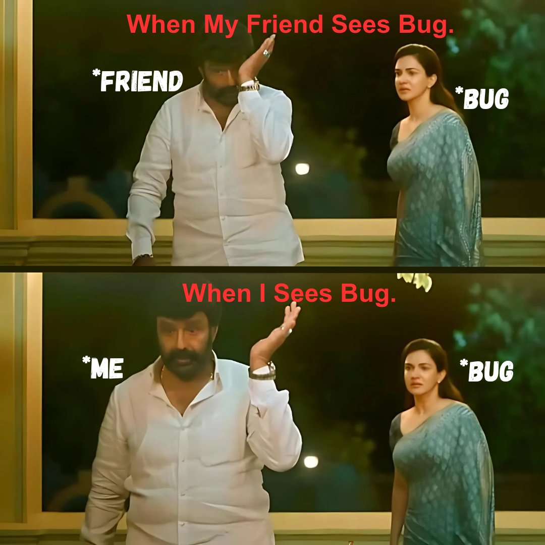 manoj_r_7's tweet photo. When my friend and I are trying to solve some problem 😭😂😅. 
#AaplaMemeS03
@GDGPune #bugs #flutter #Google #ProblemSolving https://t.co/NC9aBY8t98