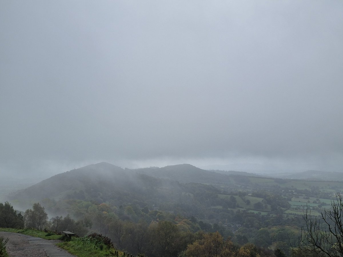 Mum enjoyed the, uh, views on her #Hedgewatch on Malvern Hills this morning. 
We all stayed in bed. 
Mack ✨️