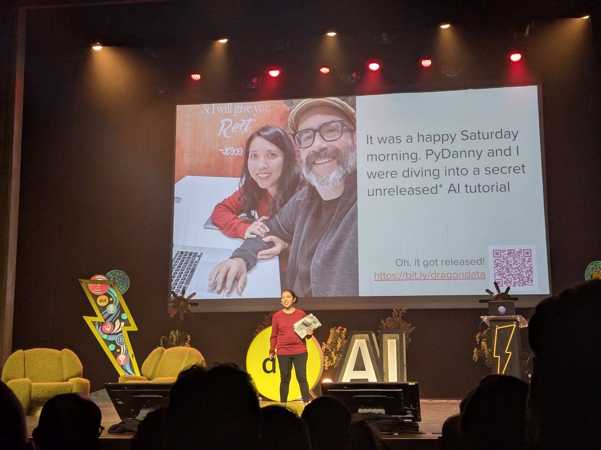 Well done <a href="/audreyfeldroy/">Audrey M. Roy Greenfeld</a> , you aced it ! <a href="/dotaiconf/">dotAI</a> #dotAI2024