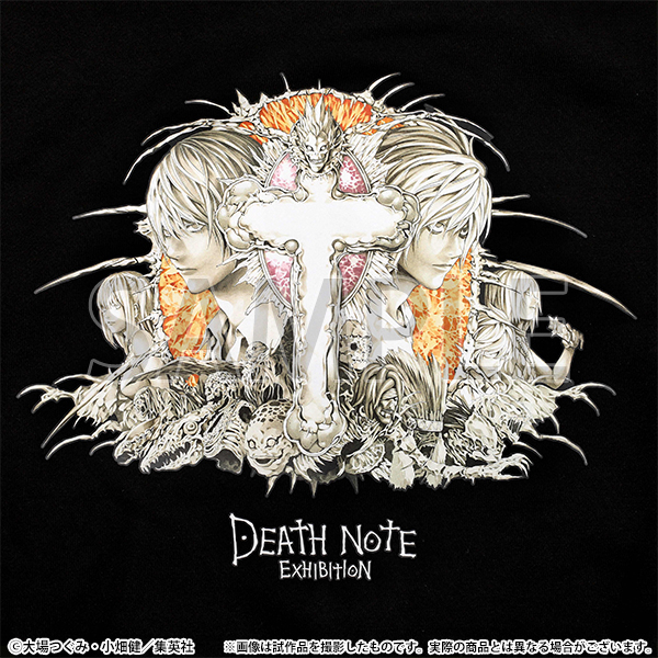 デスノート展 パーカー 色紙 ショッパー 3点 デスノート展 グッズ情報】 □ジップパーカー コーディネートしやすい