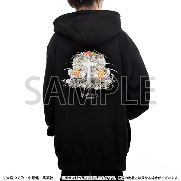 デスノート展 グッズ情報】 □ジップパーカー コーディネートしやすい