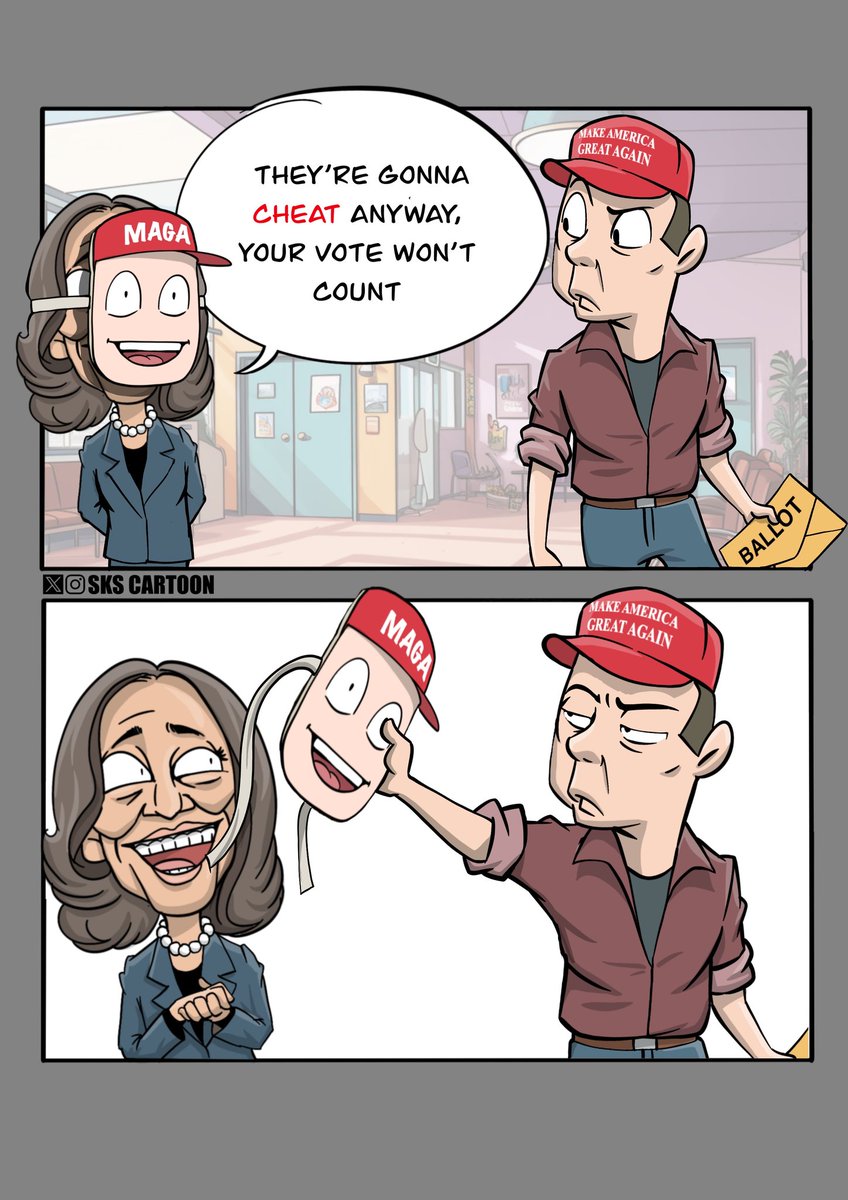 skscartoon's tweet image. We've all heard this, don't fall for it