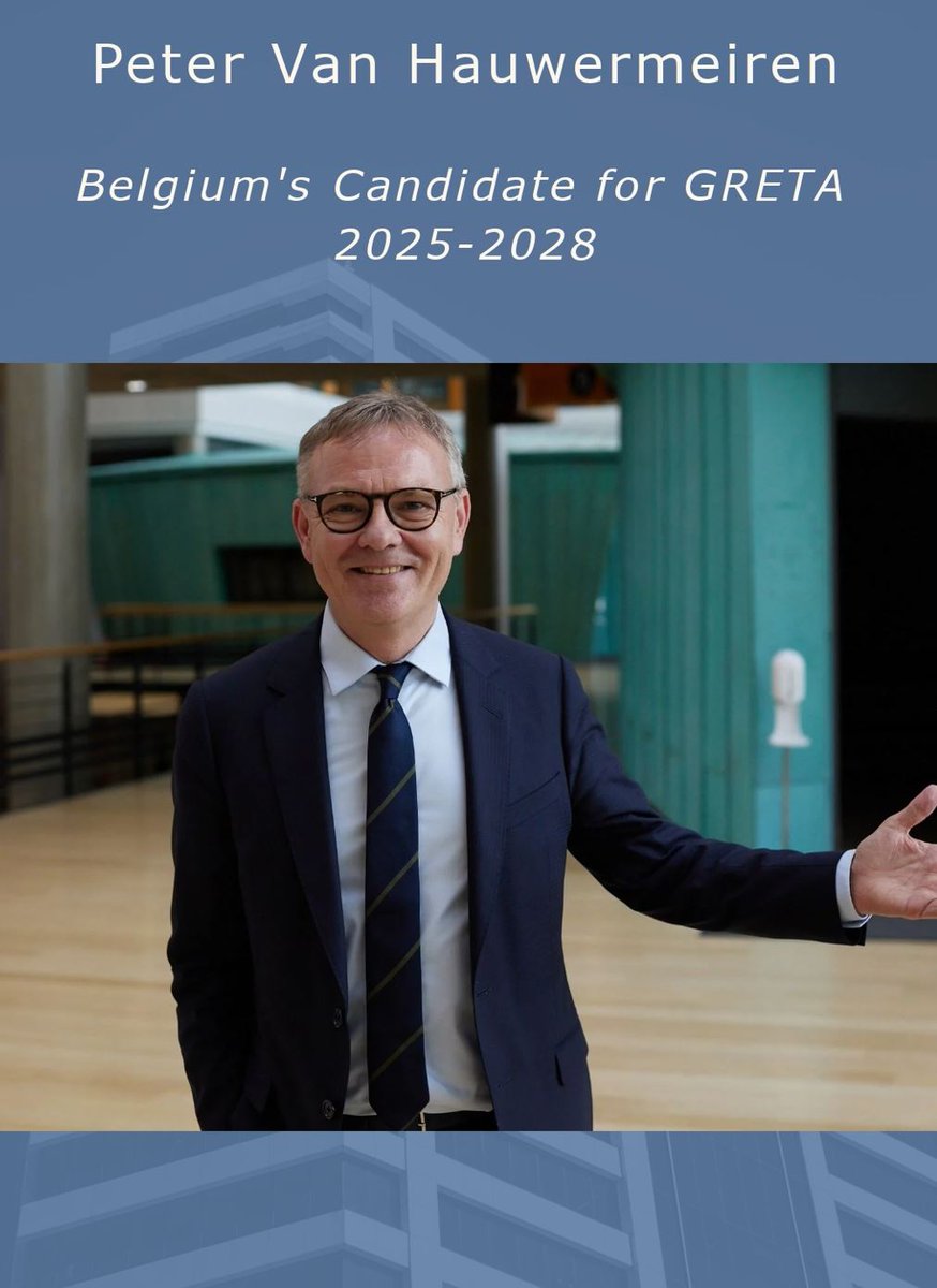Belgium at the CoE (@belincoe) on Twitter photo Today our 🇧🇪 candidate Peter Van Hauwermeiren presented his candidacy for a 2nd term at <a href="/coe/">Council of Europe</a>'s Group of Experts on Action against Trafficking in Human Beings.
His long experience of labour inspection in the fight against #humantrafficking makes him an ideal candidate for #GRETA. Today our 🇧🇪 candidate Peter Van Hauwermeiren presented his candidacy for a 2nd term at <a href="/coe/">Council of Europe</a>'s Group of Experts on Action against Trafficking in Human Beings.
His long experience of labour inspection in the fight against #humantrafficking makes him an ideal candidate for #GRETA.