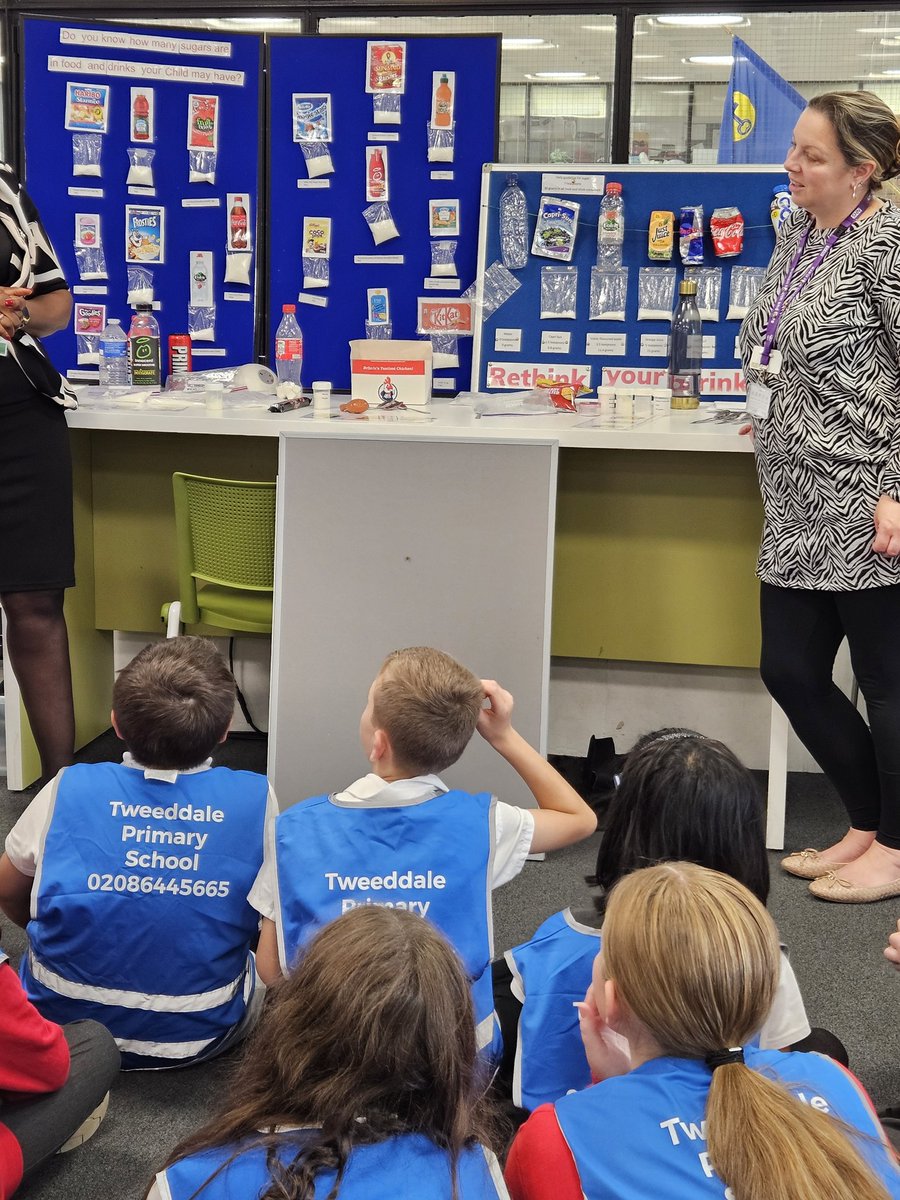 Year 6 are learning about the sugar content in our foods and drinks. #SuttonJuniorCitizenship