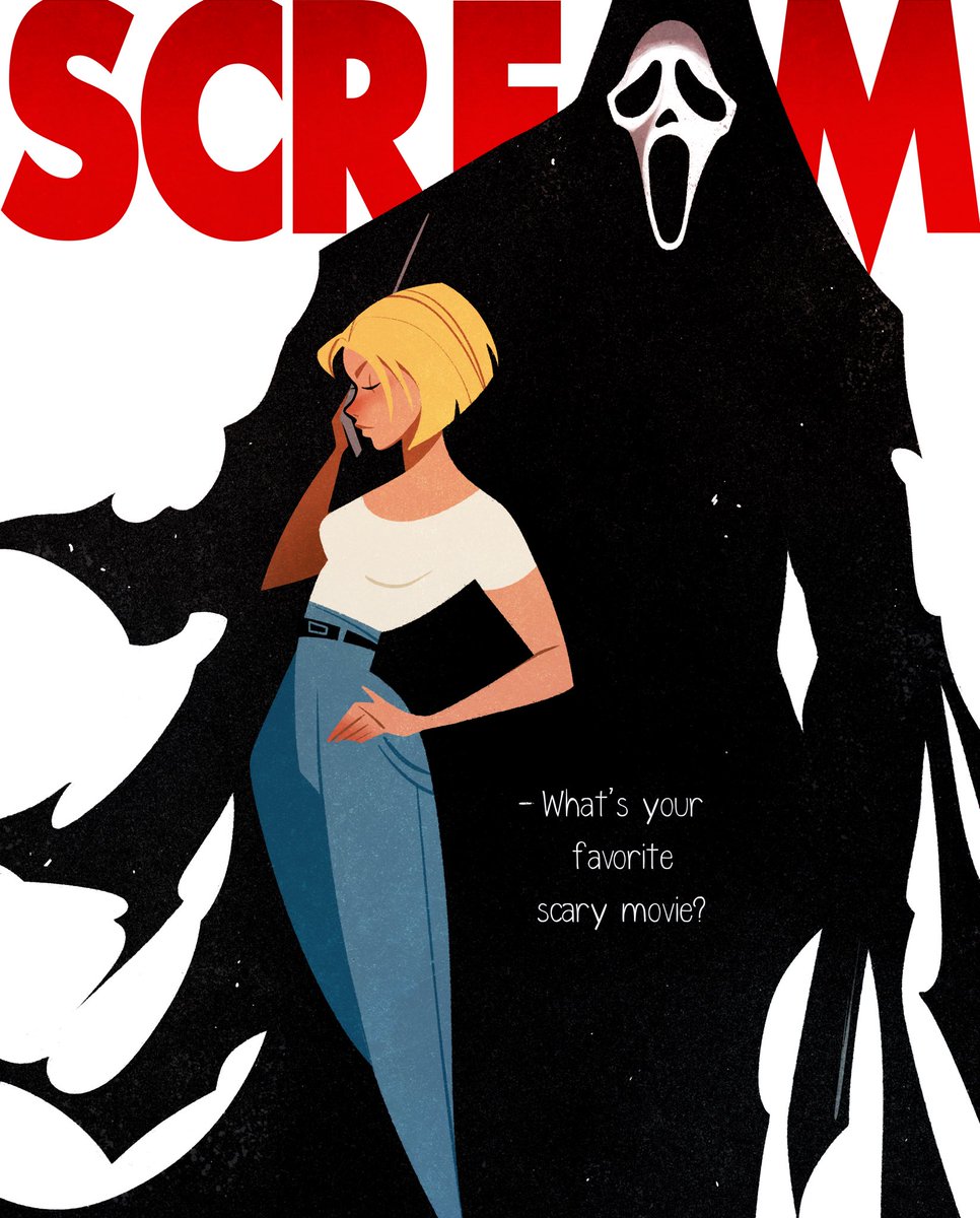 Lyle_Cruse's tweet image. Had to make a poster of my favorite scary movie, @ScreamMovies 

What’s your favorite scary movie?

#scream #scaryseason #spookyseason