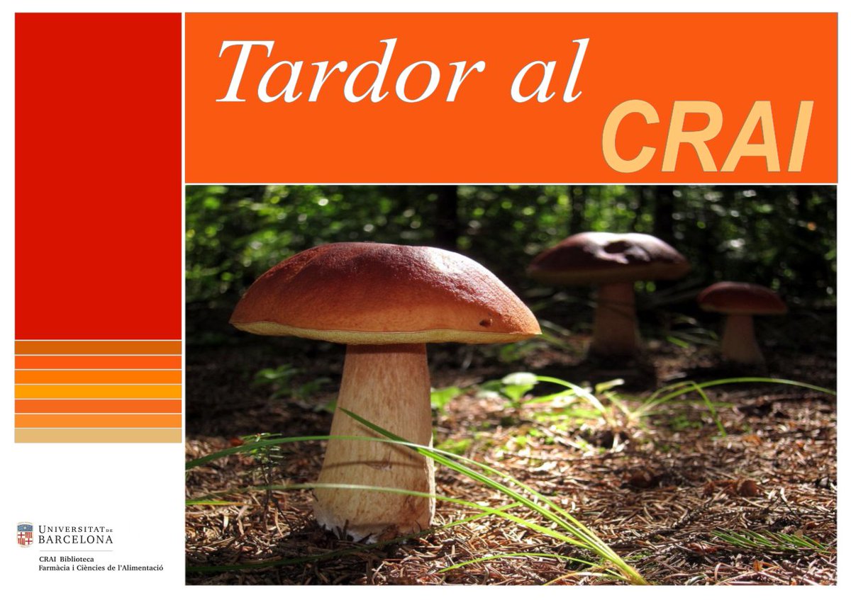 craiubfcca's tweet photo. 📢El @craiubfcca #CampusDiagonal inicia un seguit d’exposicions bibliogràfiques temporals amb una exposició de llibres de micologia🍄
ℹ️👉🔗https://t.co/2gjJDLwlhj https://t.co/84IaJAYB3T