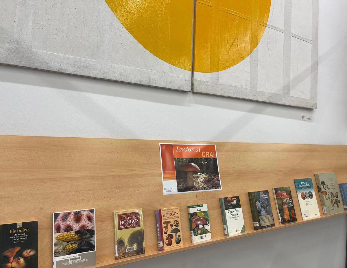 craiubfcca's tweet photo. 📢El @craiubfcca #CampusDiagonal inicia un seguit d’exposicions bibliogràfiques temporals amb una exposició de llibres de micologia🍄
ℹ️👉🔗https://t.co/2gjJDLwlhj https://t.co/84IaJAYB3T