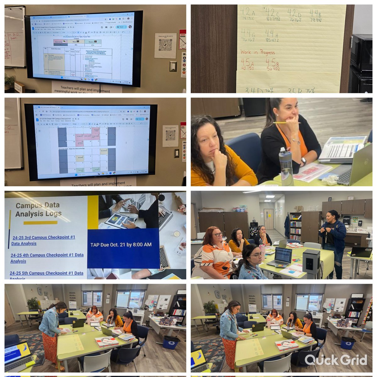 DONUTS AND DATA! We enjoyed digging through our data to see where our students are and planning our next course of action (TAP). It's one of my favorite things to do as a Math IC❤️.Remember, A RISING TIDE LIFTS ALL 🚢! #knowthemandgrowthem 
 <a href="/Angela_bland1/">Angela Bland</a> #DATADRIVESINSTRUCTION