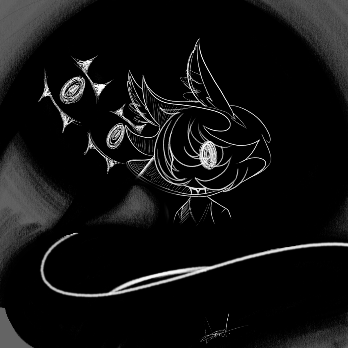 sifonroe's tweet photo. day 8th, shadow,  a little different kind of thing that i wanted to draw, also i was a little sick these days, so i just got better and ready to draw, ill be posting the drawings that i didnt catch up https://t.co/ADgQzfBNyi