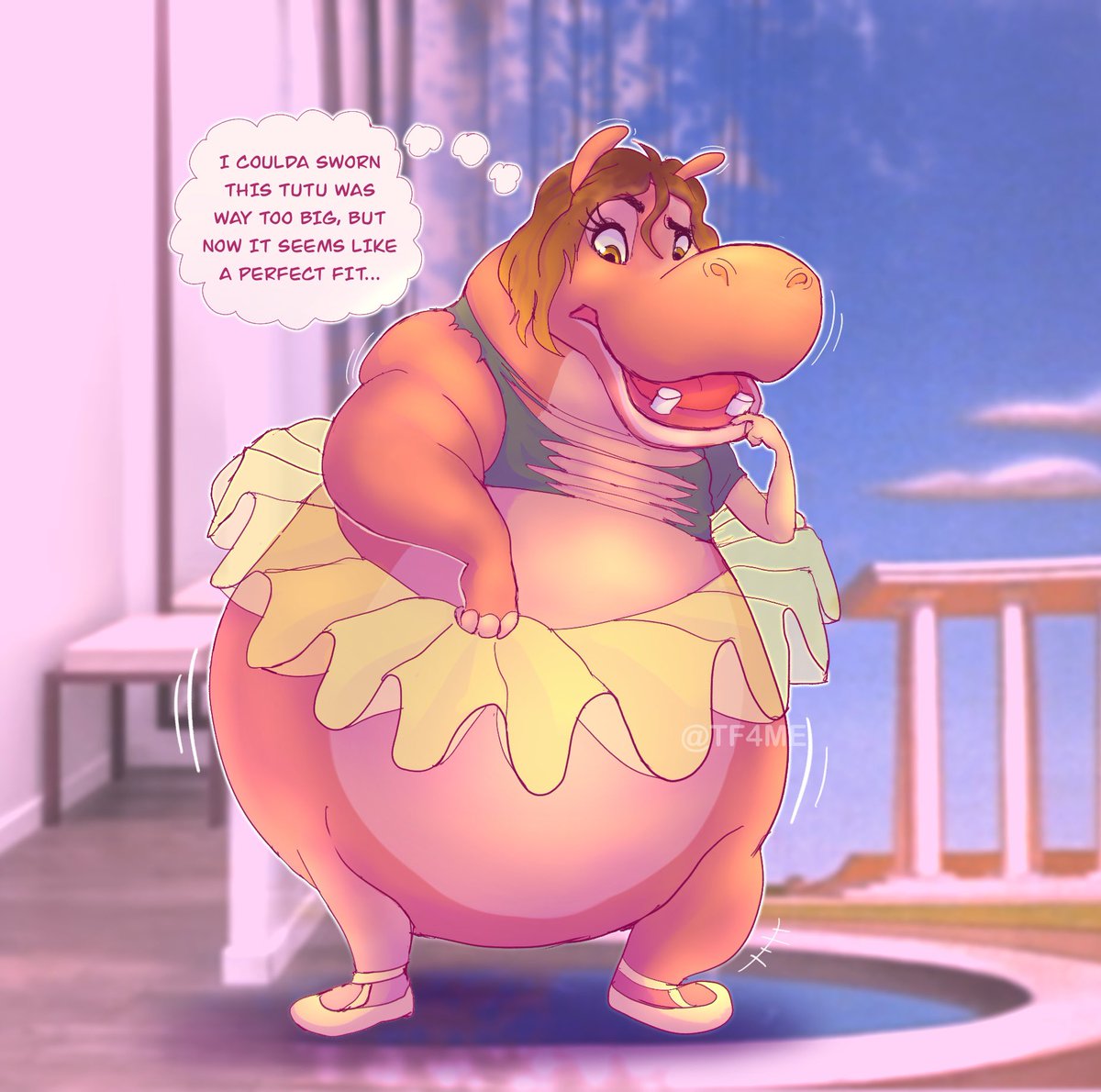 I think I’ve been watching too many old Disney movies… 🦛