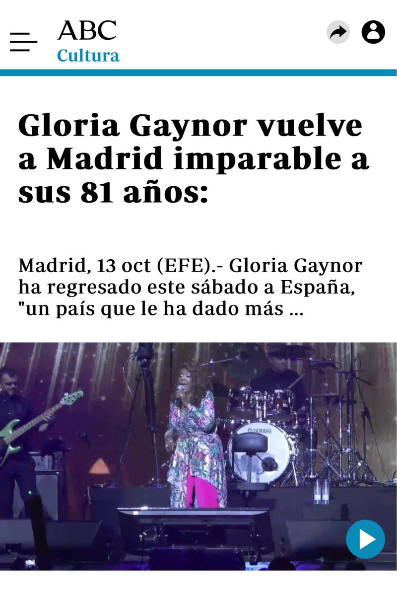 festiestrellas's tweet photo. 🙏 ¡Gracias a todos los medios de comunicación por el increíble apoyo y cobertura del concierto de Gloria Gaynor! 🎤✨ Vuestro compromiso ha ayudado a que esta experiencia sea aún más especial y llegue a todos los rincones. 🌍 https://t.co/i1boSM5YrI