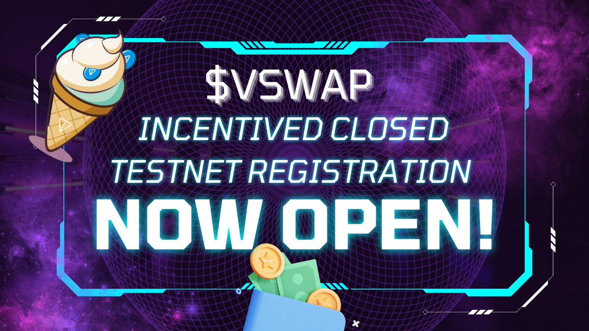 _vanillaSwap's tweet photo. Vanillaswap closed incentivized beta testnet registration is open as we gear toward our DEX mainnet and TGE

Register here 
https://t.co/lPXkN04HSt

The Closed Beta Testnet is incentivized and all participants will be rewarded for testing our DEX before mainnet. https://t.co/9zGIeYvcJ6